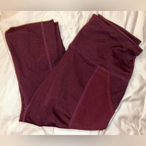 Maroon Comfortable Leggings Women’s Medium